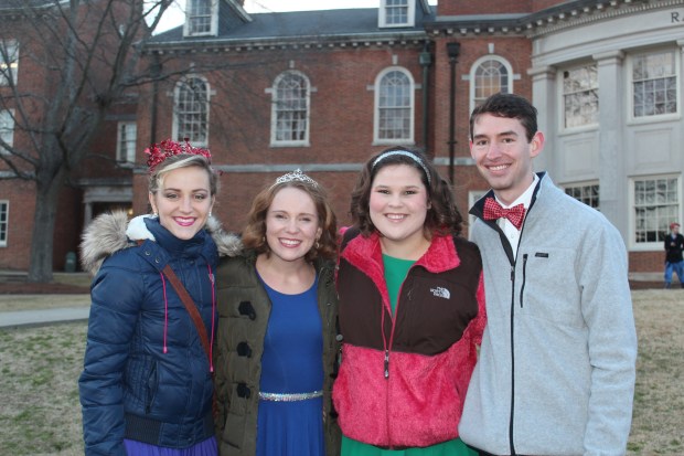 The four of us have been apart of UM Step Sing since Freshmen year!